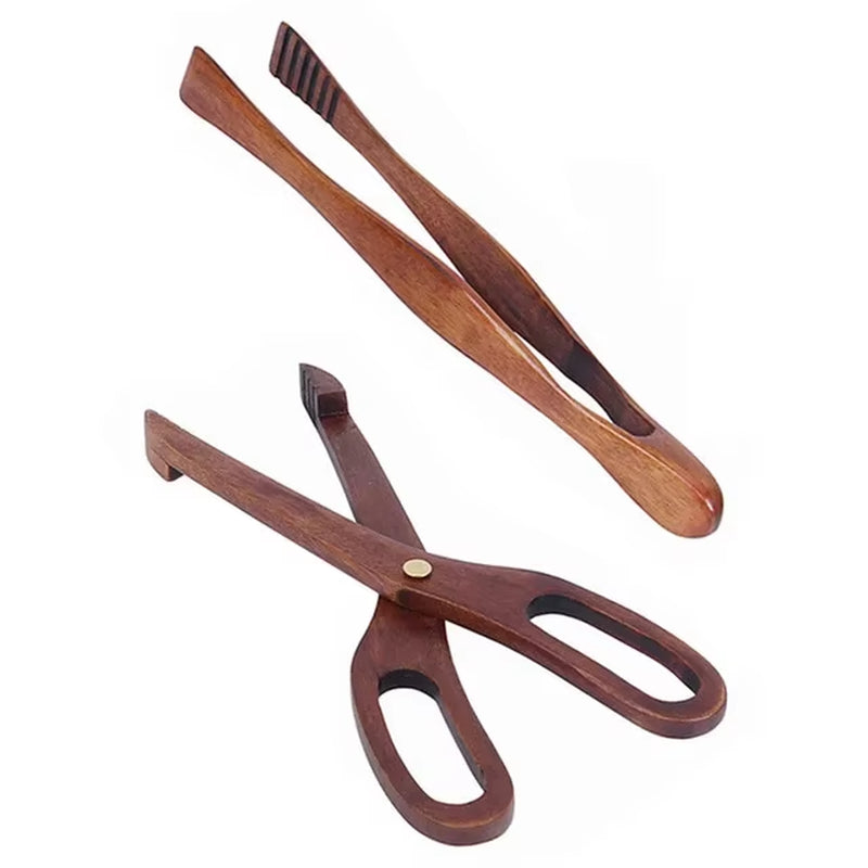 1-7Pc Teak Natural Wood Tableware Spoon Spoon Turner Long Rice Colander Soup Skimmer Cooking Spoon Spoon Kitchen Tool Set