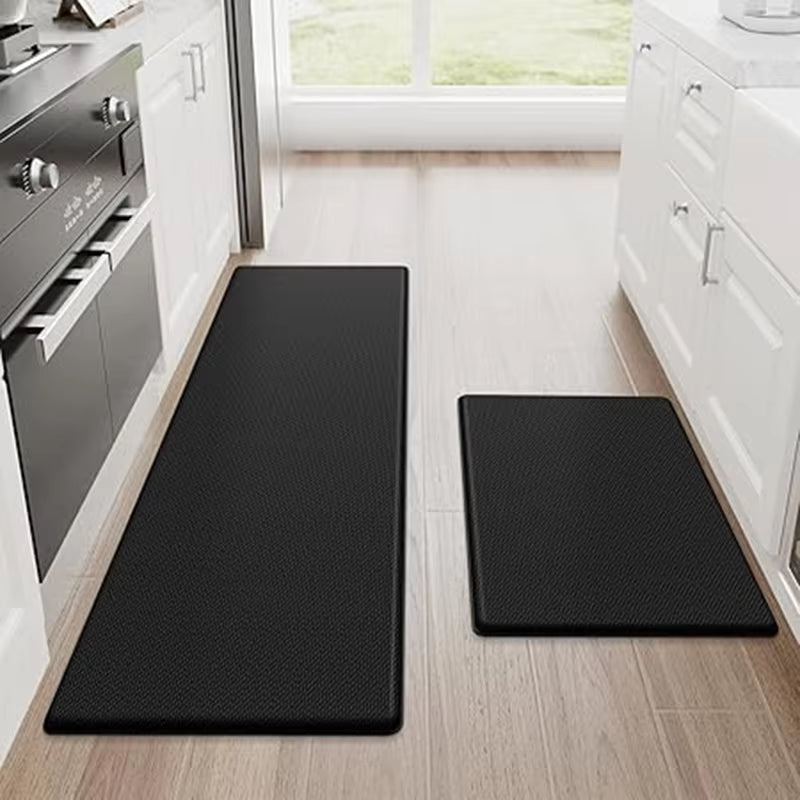 Kitchen Mats, Kitchen Rugs, Cushioned anti Fatigue Kitchen Mats for Floor, Non-Slip Standing Desk Mat, Waterproof Kitchen Rugs