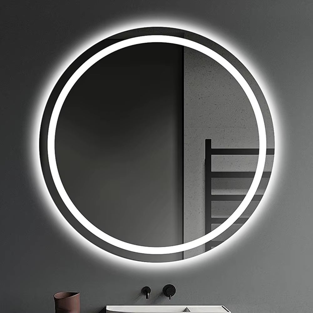LED HD Backlit Bathroom Mirror with Wall-Mounted Illumination