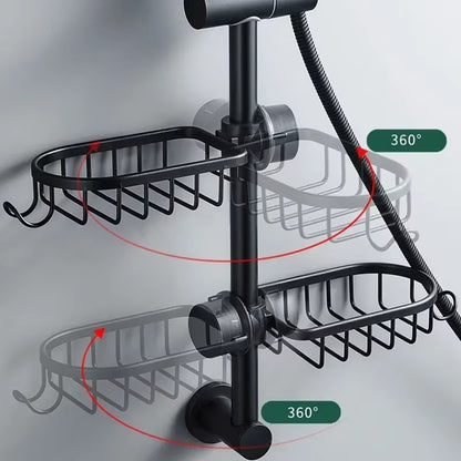 Bathroom Faucet Storage Rack Shower Soap Holder Bathroom Organization Shower Shelves Bathroom Accessories