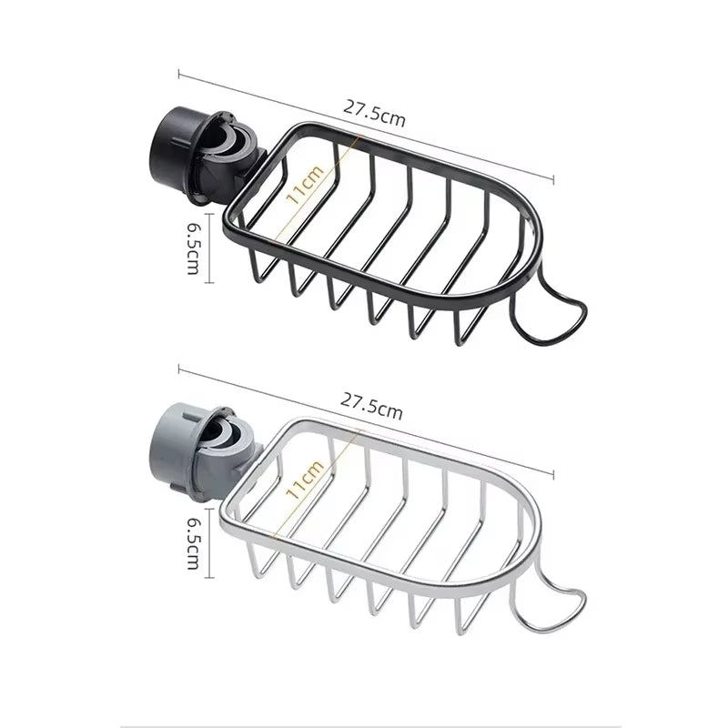 Bathroom Faucet Storage Rack Shower Soap Holder Bathroom Organization Shower Shelves Bathroom Accessories